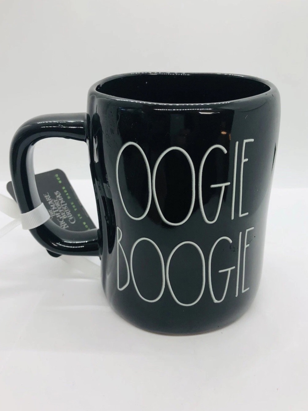 Disney Rae Dunn Oogie Boogie Glow In The Dark Mug Nightmare Before Christmas NWT